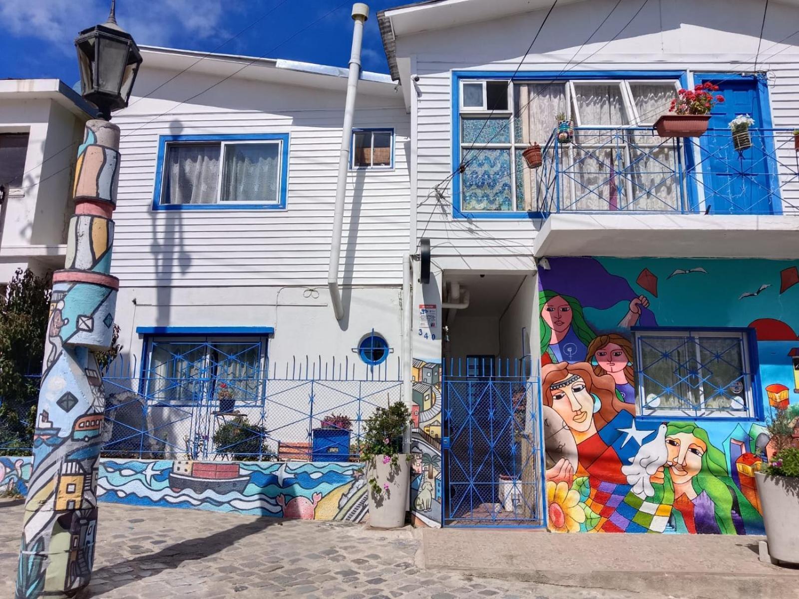 Hostal Destino Bellavista Valparaíso Buitenkant foto