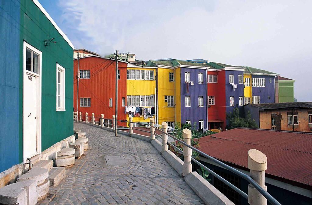 Hostal Destino Bellavista Valparaíso Buitenkant foto